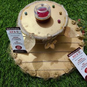 AIFAD Handmade Ring Ceremony Platter, Engagement Platter, Plate, A memorable addition on to your special day