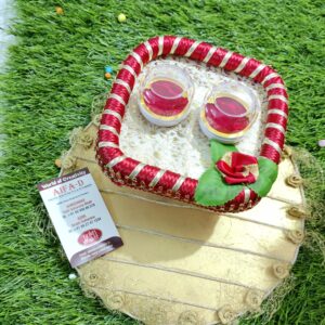 AIFAD Handmade Ring Ceremony Platter, Engagement Platter, Plate, A memorable addition on to your special day