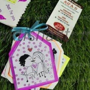 AIFAD Handmade Couple Kissing Card, Valentine's Day Gift, Valentine's Week Celebration, Gifts for Valentine Day