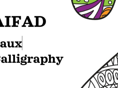 AIFAD Free Workshop Faux Calligraphy
